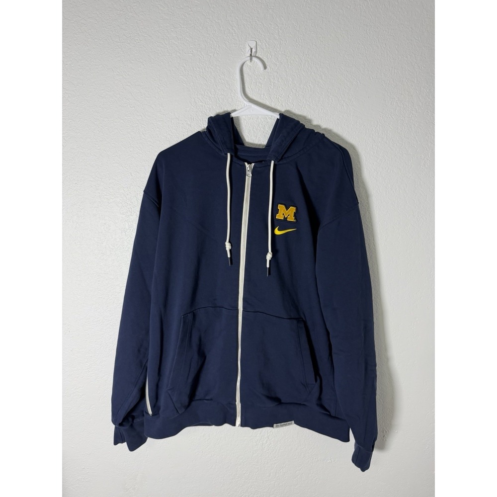 Michigan Wolverines Nike Player Issue #25 Standard Issue Full-Zip Hoodie Sz XL